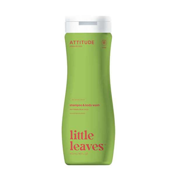 Champú y gel infantil con aroma a sandía y coco Bio 475ml