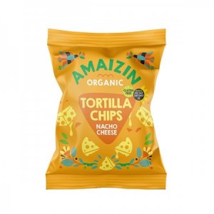 Nachos de maíz con queso bio