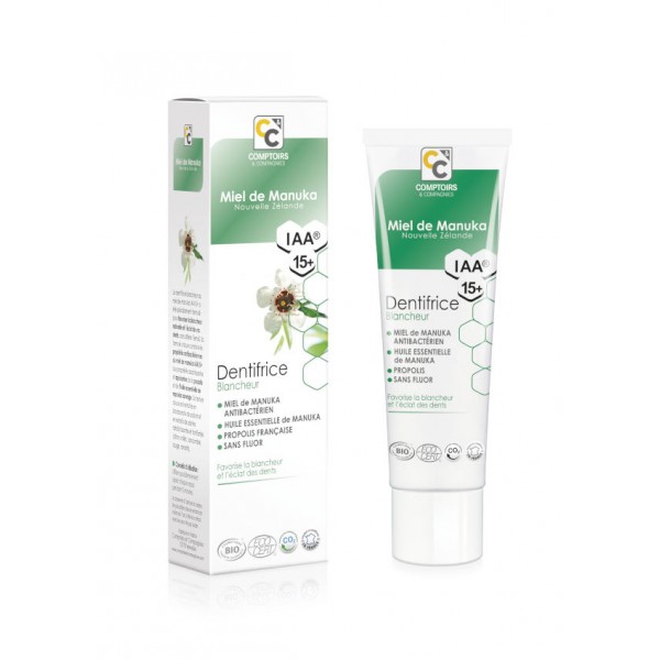 Dentífrico Blanqueante Miel de Manuka IAA15+ 75 ml.