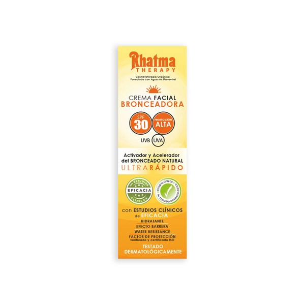 Crema facial bronceadora SPF30 60ml