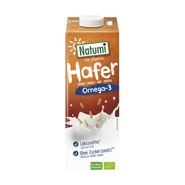Bebida de avena bio con Omega-3 1litro