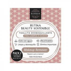Toallita limpiadora facial microfibra 2 unidades