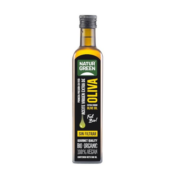 Aceite de oliva virgen extra bio sin filtrar 500mll