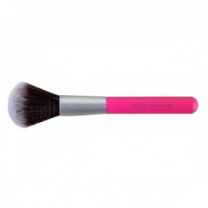 Brocha polvos vegana color fucsia