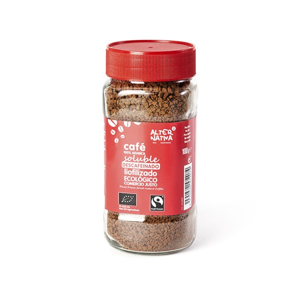 Café descafeinado liofilizado Bio 100 gr