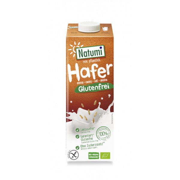 BEBIDA DE AVENA NATURAL SIN GLUTEN 1L