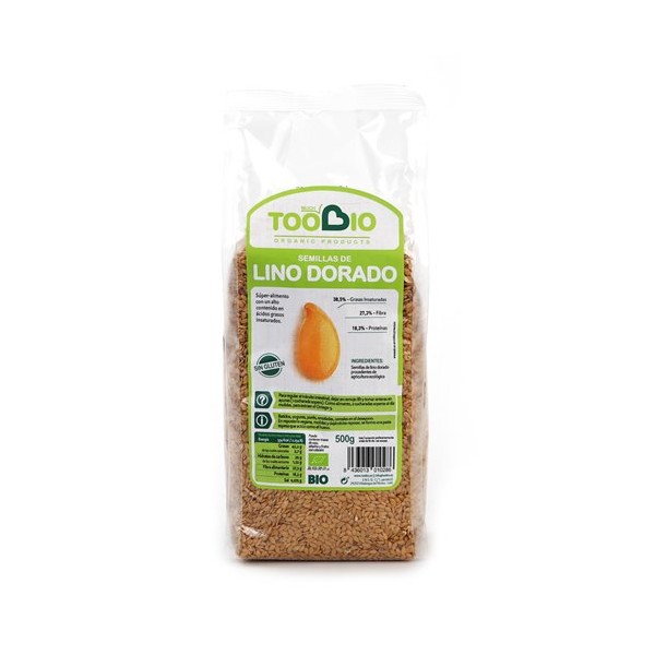 Semilla lino dorado bio 500 grs.