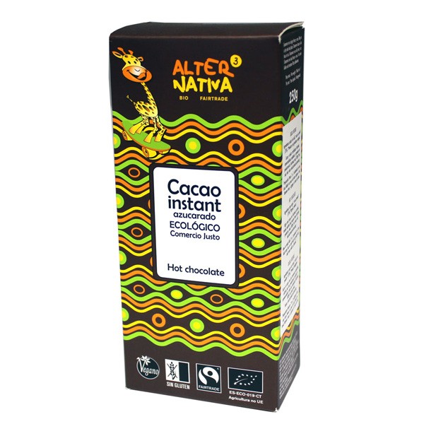 Cacao instantáneo Bio 250gr.