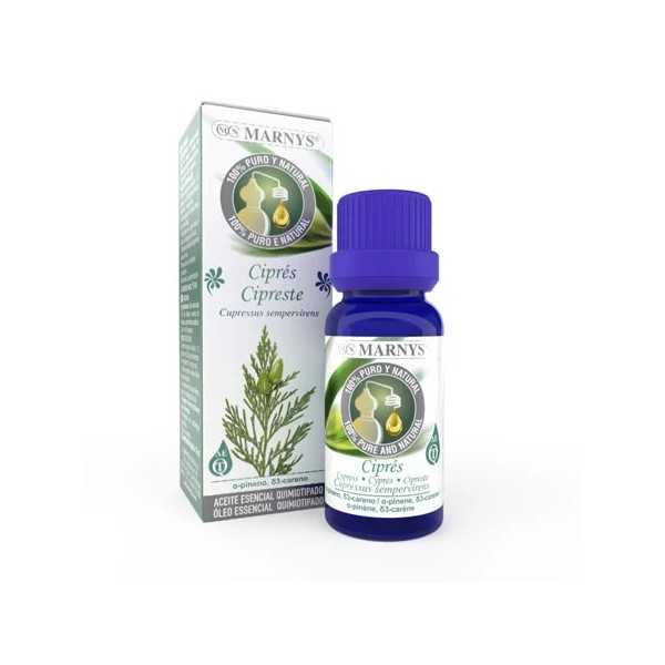 Aceite esencial de ciprés 15 ml.