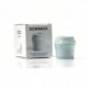 Soporte azul para cepillo dental