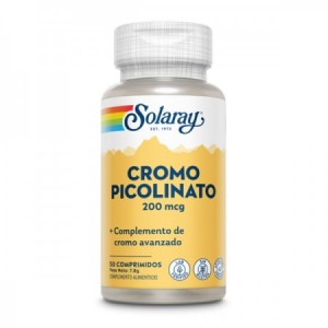 PICOLINATO DE CROMO 200 Mcg. 50 Comp.