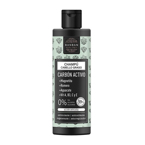 Champú Anticaída Carbón Activo 250 ml.
