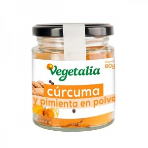 Cúrcuma con pimienta negra en polvo Bio 80gr