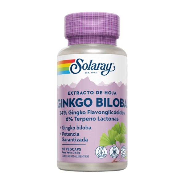 GINKGO BILOBA 60 mg, 60 Caps.