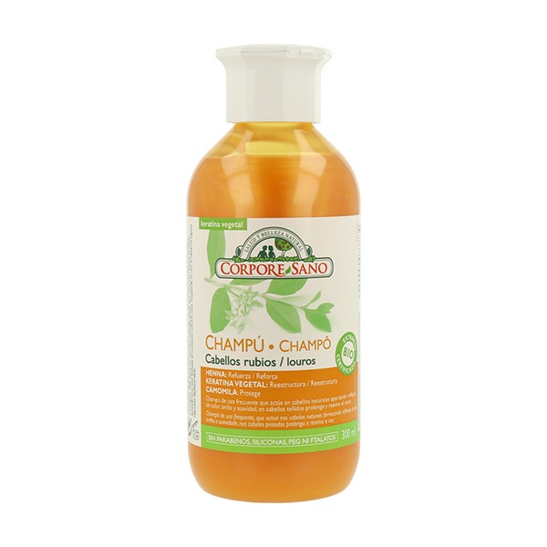 Champú a la henna rubio bio 300ml Champú a la henna rubio bio 300ml