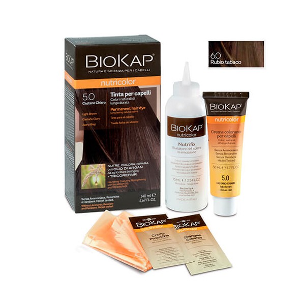 Tinte Nutricolor Classic 6.0 Rubio Tabaco 140 ml. Tinte Nutricolor Classic 6.0 Rubio Tabaco 140 ml.
