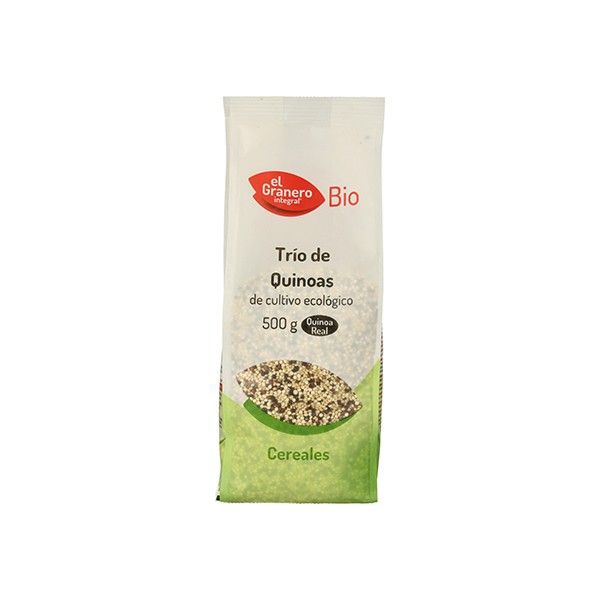 Trío de quinoas bio 500gr Trío de quinoas bio 500gr