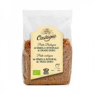 Fideos finos de trigo integral Bio 500gr.