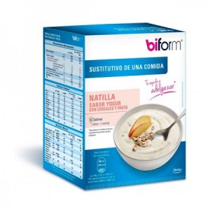 Natillas hipocalóricas sabor yogurt y cereales