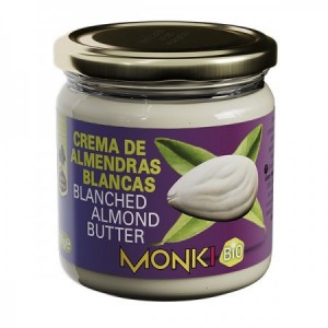 Crema de almendras blancas bio 330 gr.