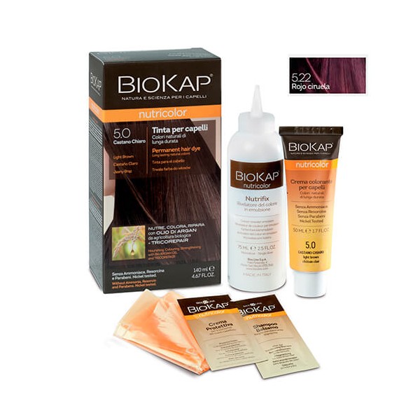 Tinte Nutricolor Classic 5.22 Rojo Ciruela 140 ml. Tinte Nutricolor Classic 5.22 Rojo Ciruela 140 ml.