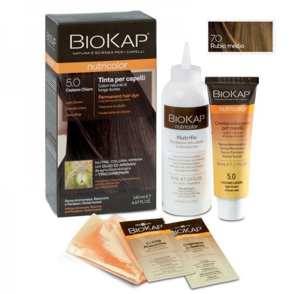 Tinte Nutricolor Classic 7.0 Rubio Medio 140 ml. Tinte Nutricolor Classic 7.0 Rubio Medio 140 ml.