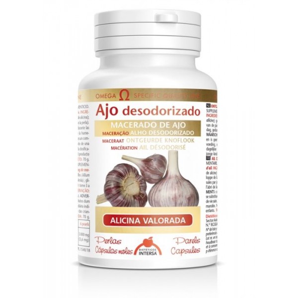 Ajo desodorizado 100 perlas