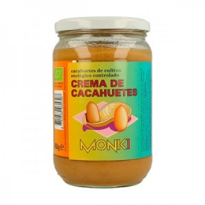 Crema de cacahuete con sal Bio 650grs.