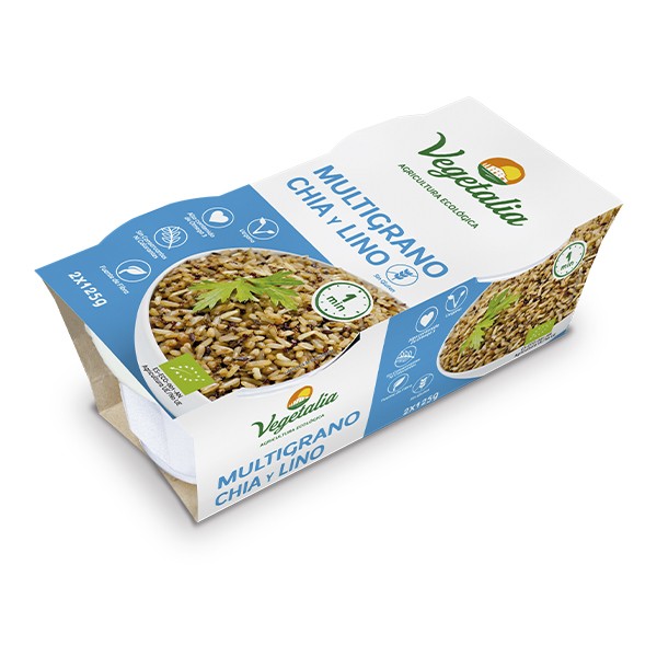 Vasito multigrano de chia y lino Bio 2x125gr