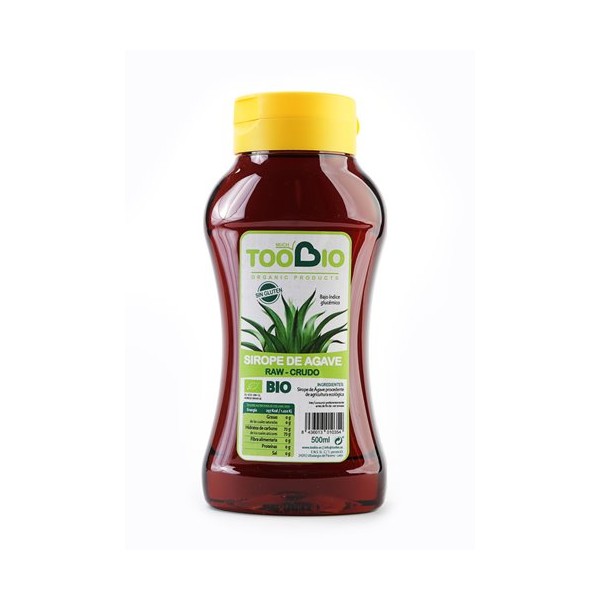 Sirope agave crudo bio 500 ml.