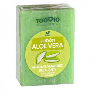 Jabón artesanal de aloe vera 100gr