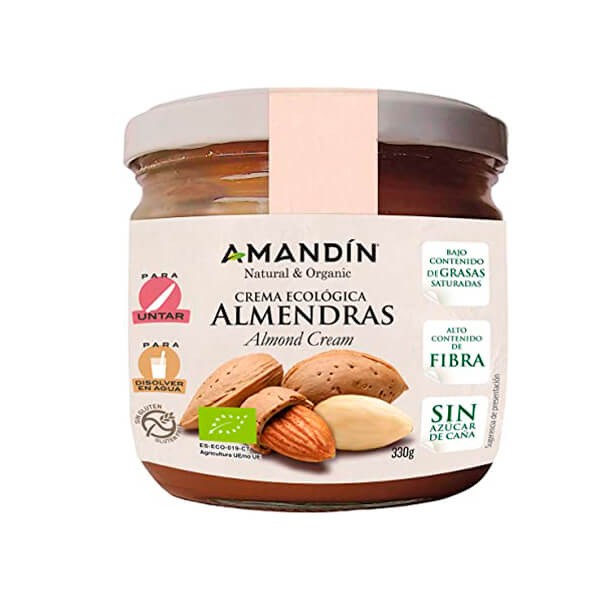 Crema de almendras bio 330gr