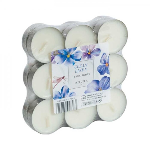 Pack 18 velas lamparilla aroma a Límpio
