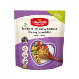 Semillas molidas de lino, girasol, calabaza, chia y goji bio 425g