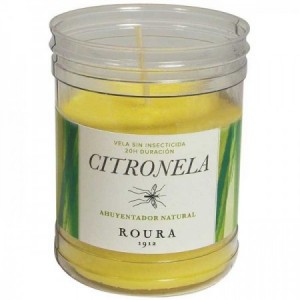 Vela de citronela ahuyentador de mosquitos