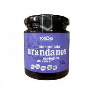Mermelada extra de arándano sin azúcar bio 250gr
