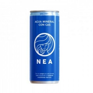 Agua mineral natural con gas 300cl