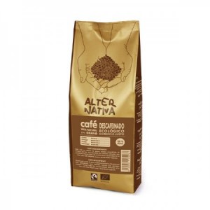 Café descafeinado en grano Bio 500 gr