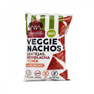 Nachos Veggie de lenteja remolacha y chia bio 125gr