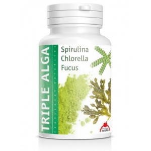 Triple alga (Chlorella Espirulina Fucus) 120 cápsulas