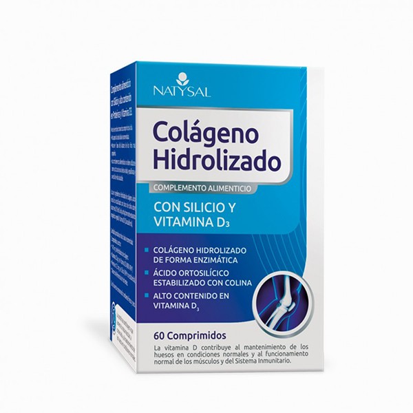 Colágeno hidrolizado con silicio y vitamina D3 60 comprimidos