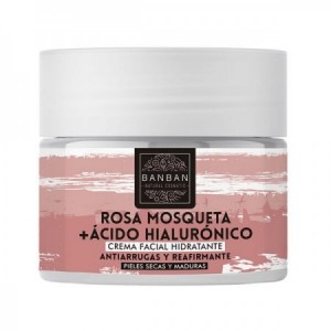 Crema Facial Rosa Mosqueta y Ácido Hialurónico 50 ml.