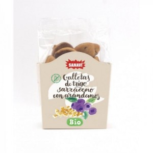 BIO  GALLETAS SARRACENO CON ARANDANOS 150 Grs.