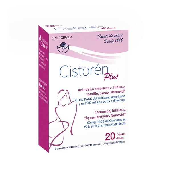 Cistoren Plus 20 cápsulas