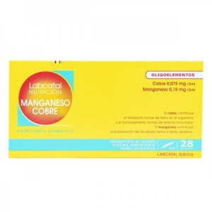 Labcatal 12 - Manganeso y Cobre 28 ampollas