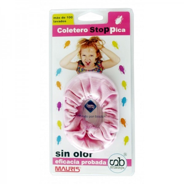 Coletero Stoppica antipiojos rosa