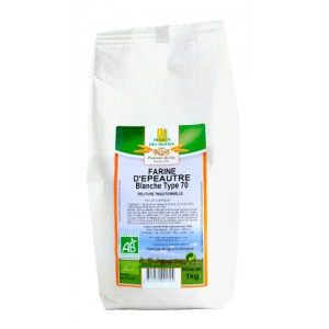 HARINA DE ESPELTA BLANCA T70 1KG BIO