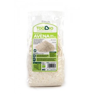 Harina de avena sin gluten bio 500 grs.