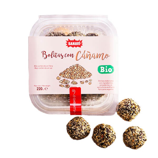 Bolitas con Cañamo 220 Grs.