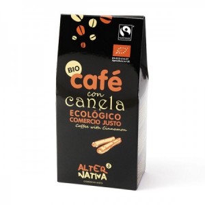 Café molido aromatizado a la canela Bio 125 gr.